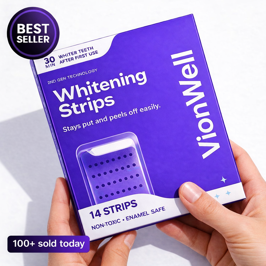 VionWell PearlGlow™ Teeth Whitening Strips